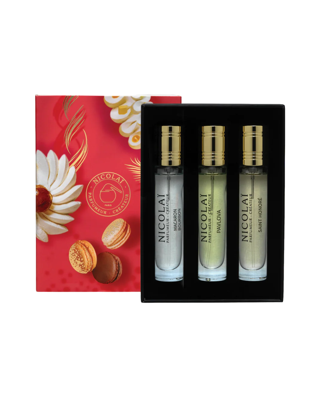 NICOLAÏ 香水 3本セット 15ml Gourmand Trio Discovery Set by Nicolai Parfums (3 x 15 ml)
