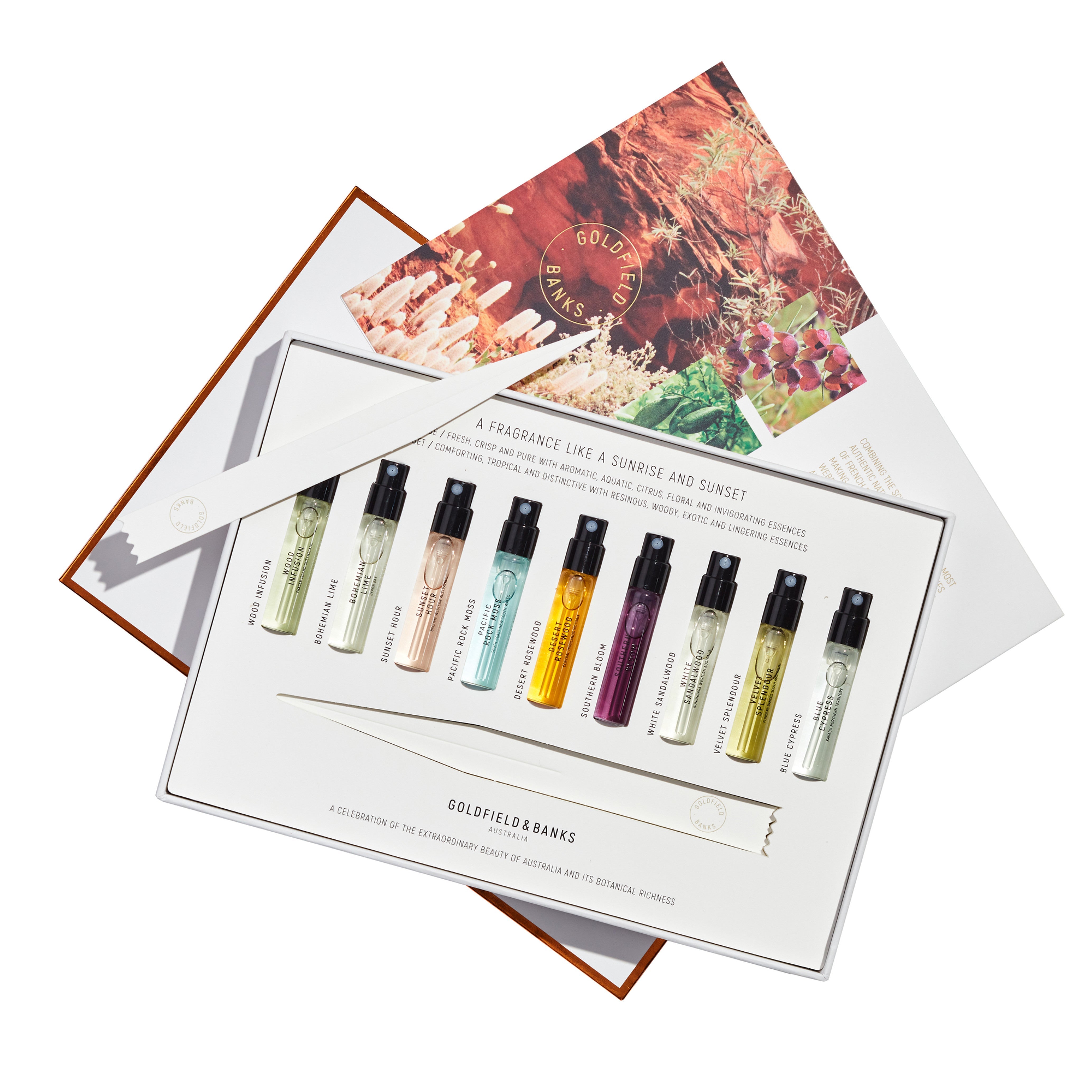 Goldfield & Banks Fragrance Discovery Sample Collection | Scentrique Niche Perfumes