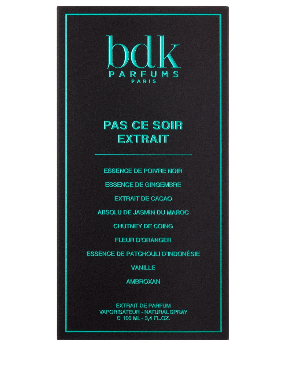Pas Ce Soir Extrait by BDK Parfums