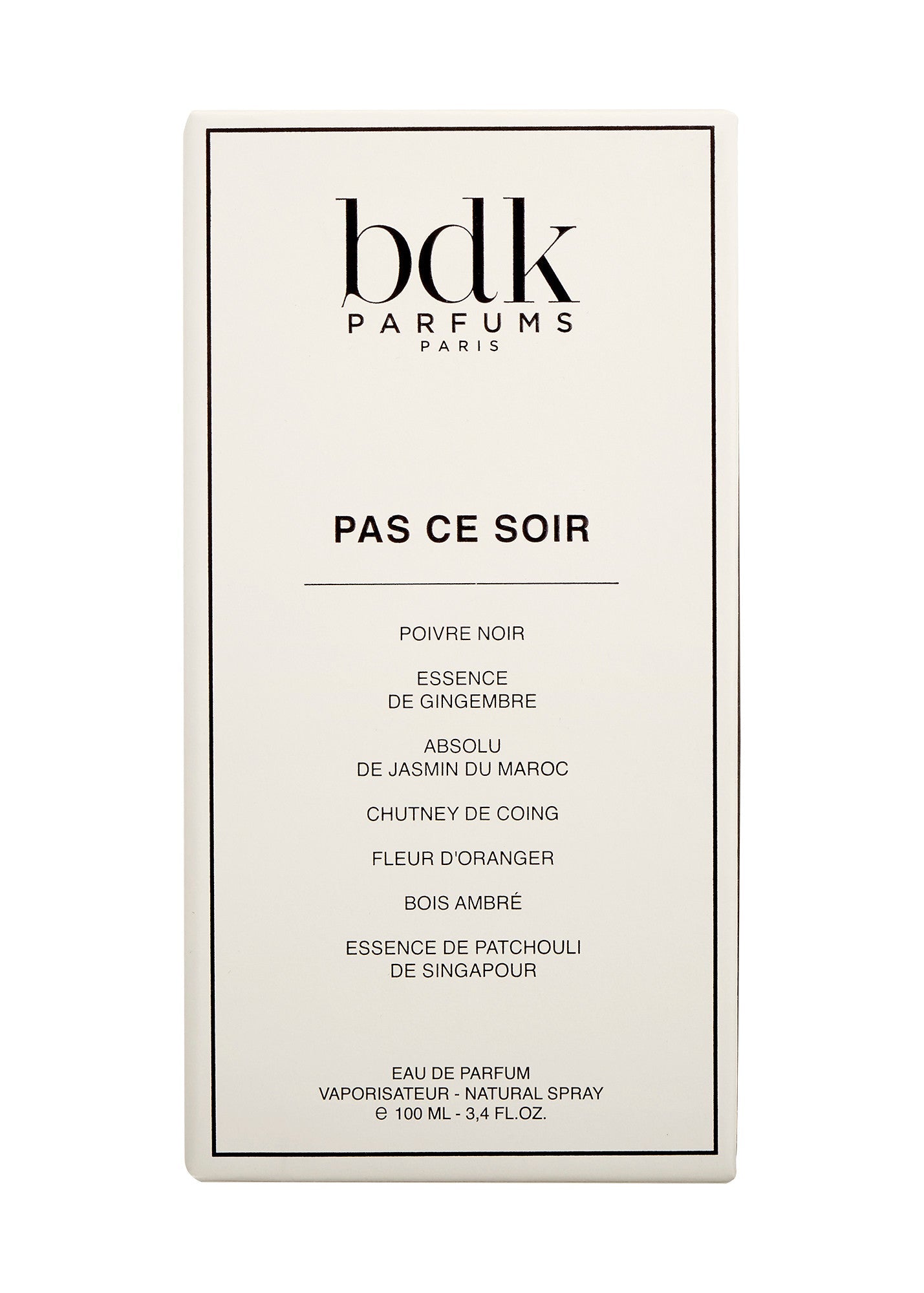 Pas Ce Soir by BDK Parfums